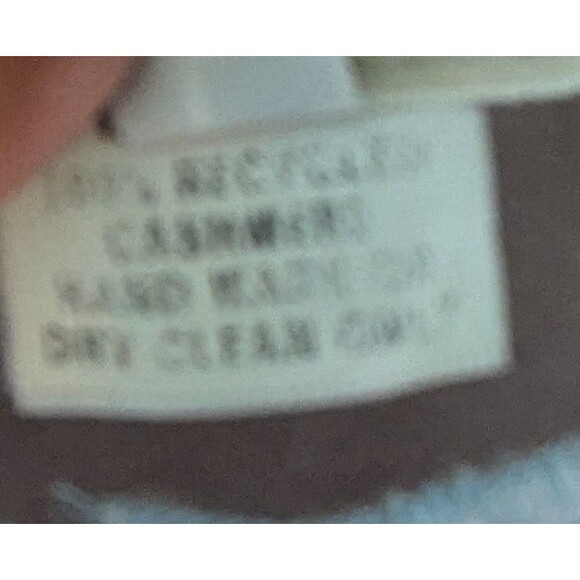 Claudette Cashmere Size L Large Blue Boutique cardigan Fairy Kids Vintage (867) - Picture 4 of 5